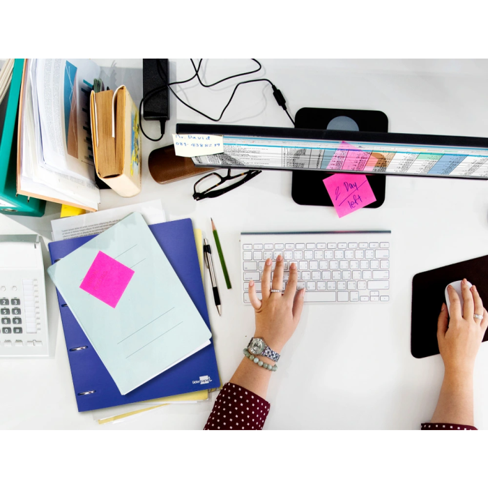 Liderpapel Carpeta 4 Anillas 40 mm Polipropileno Din A4 Azul Translucido 9