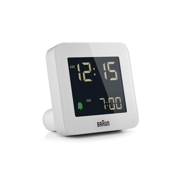Braun BC-09-W Reloj Despertador Digital Blanco con Pantalla LCD Retroiluminada y Función Snooze 5