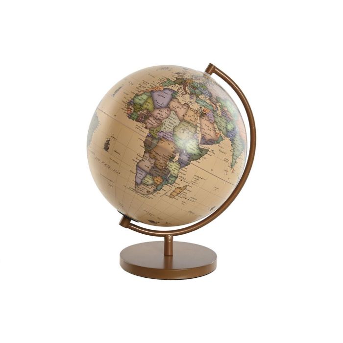 Globo Terraqueo Urban DKD Home Decor Marron Multicolor 25 x 34 x 26 cm 4