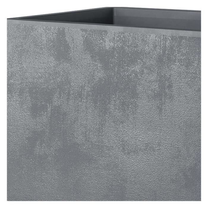 Maceta Cubo DEROMA - Millennium R - Gris ceniza - Con reserva de agua - Ruedas de 49 cm 1 Maceta Cubo DEROMA - Millennium R - Gris ceniza - Con reserva de agua - Ruedas de 49 cm 1