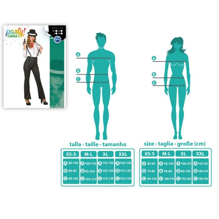 Disfraz Gangster Mujer Adulto XL 1 Disfraz Gangster Mujer Adulto XL 1