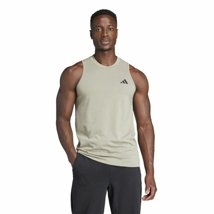 Camiseta de Manga Corta Hombre Adidas Essentials Training Azul claro (S) 5 Camiseta de Manga Corta Hombre Adidas Essentials Training Azul claro (S) 5