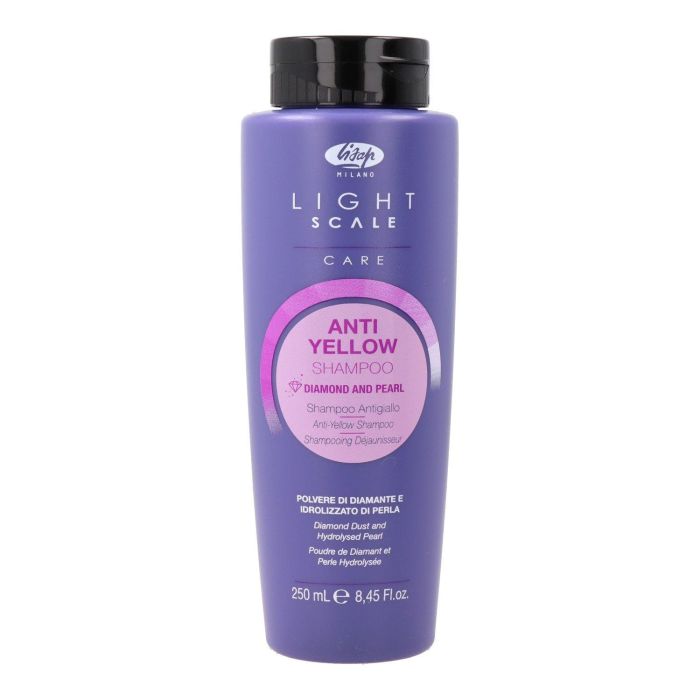 Lisap Champú Light Scale Anti Yellow para cabellos rubios 250 ml