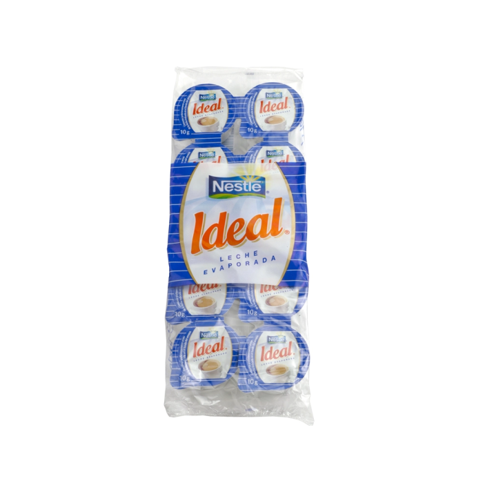 Nestlé Leche Evaporada en Porciones Monodosis de 10 g - Envase con 10 Unidades Nestlé Leche Evaporada en Porciones Monodosis de 10 g - Envase con 10 Unidades