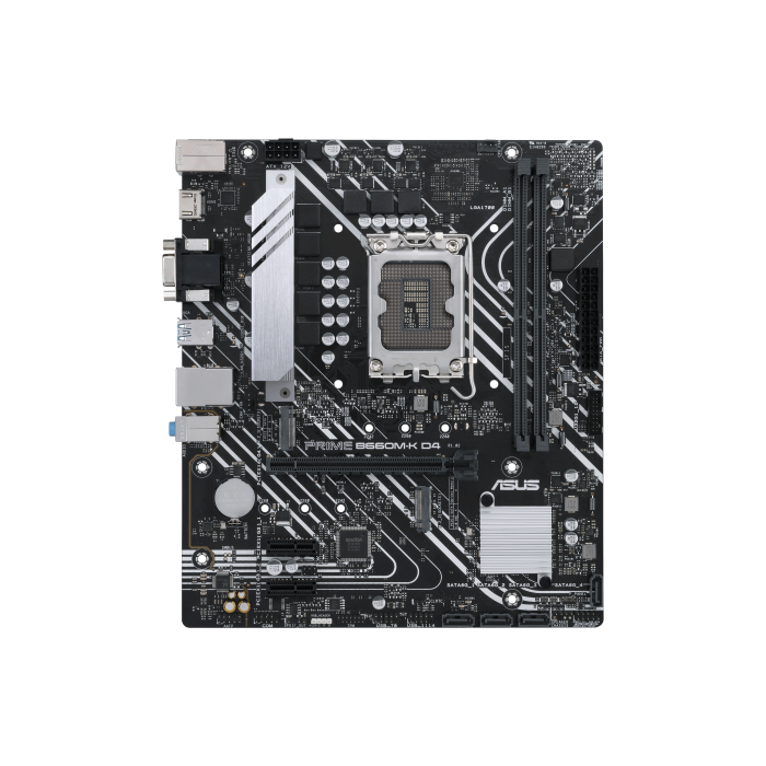 ASUS PRIME B660M-K D4 Intel B660 LGA 1700 micro ATX ASUS PRIME B660M-K D4 Intel B660 LGA 1700 micro ATX
