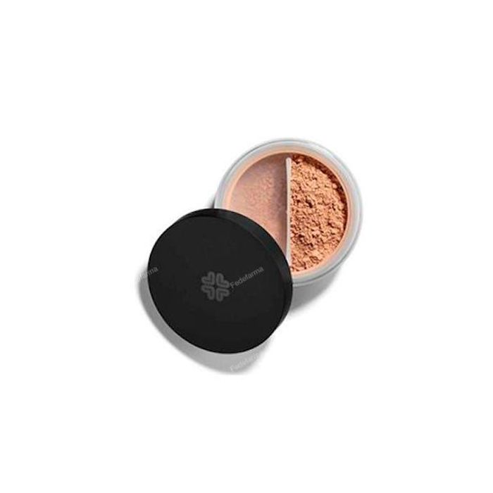 LILY LOLO Base Mineral SPF15 en polvo, Cool Caramel, Piel sensible y propensa a imperfecciones, Vegano, 10g