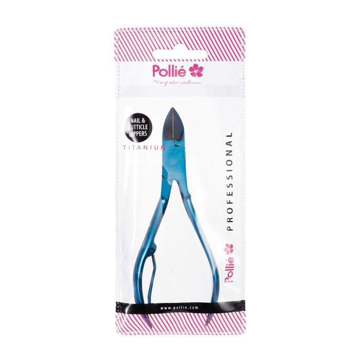 EUROSTIL Titanio Corta-uñas Azul 11cm