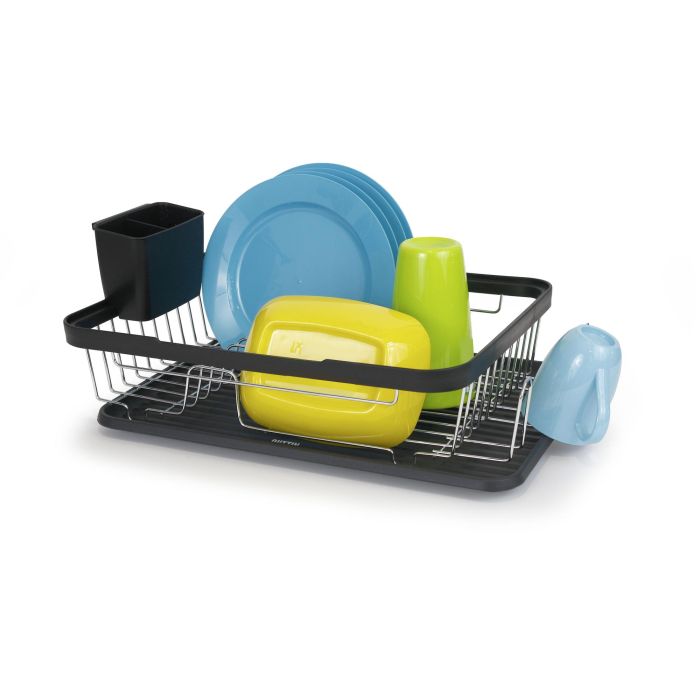 Escurreplatos con bandeja Qutti 46x32x11 cm - Confortime (6 Unidades) 5 Escurreplatos con bandeja Qutti 46x32x11 cm - Confortime (6 Unidades) 5