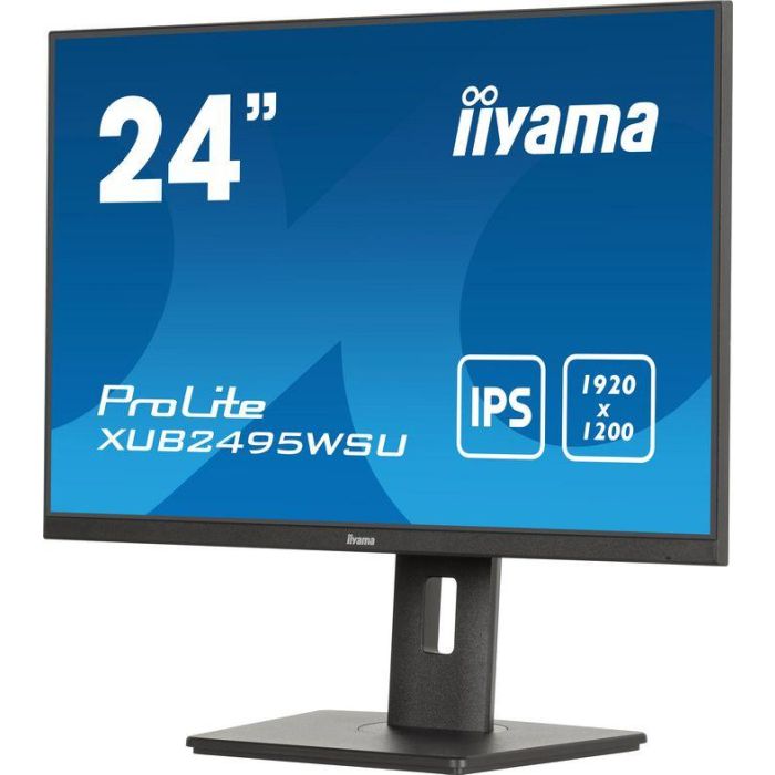 iiyama 24,1" IPS-panel, 1920x1200, 300cd/m², HDMI, DP, 4ms, Speakers, USB 3x 3.2+1xC (15W), 15cm Height adj. Stand 11 iiyama 24,1" IPS-panel, 1920x1200, 300cd/m², HDMI, DP, 4ms, Speakers, USB 3x 3.2+1xC (15W), 15cm Height adj. Stand 11