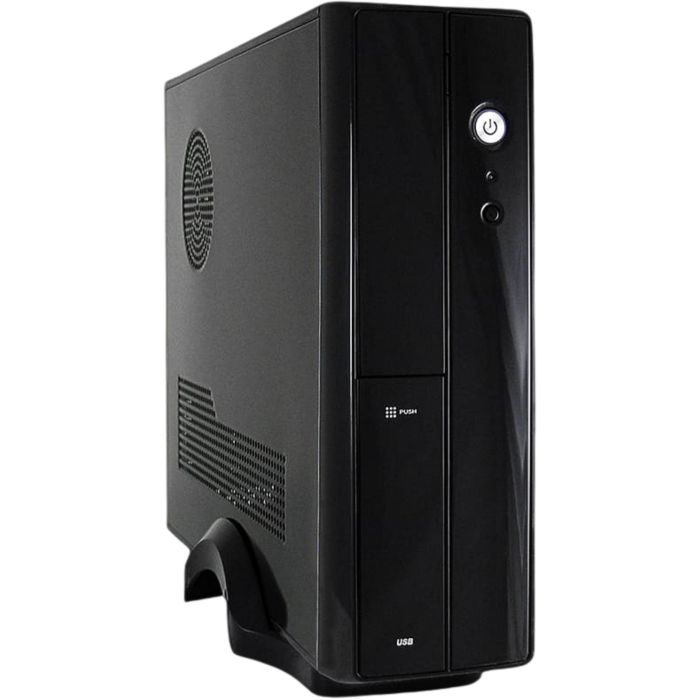 LC-Power LC-1400mi Mini Tower ITX PC Micro ATX/Mini-ITX con Fuente 200W Negra