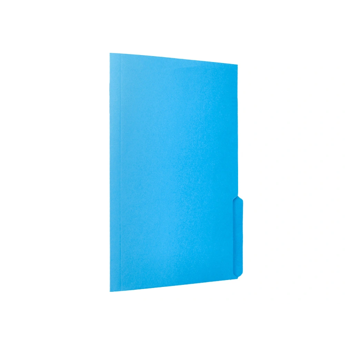 Liderpapel Subcarpeta Cartulina Folio Pestaña Derecha 240g/m2 Azul 4