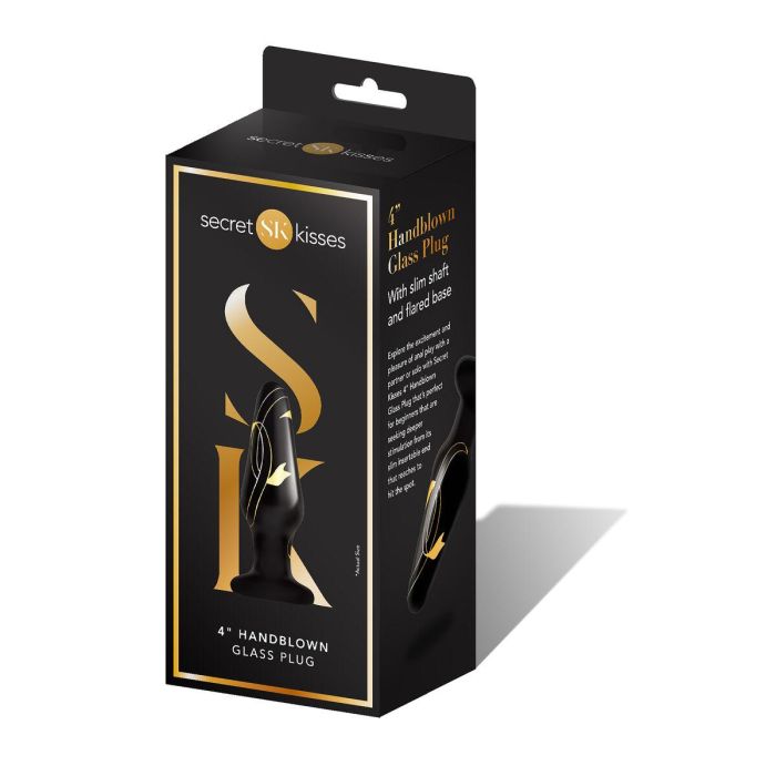 Plug Anal Secret Kisses Negro (10,1 cm) 2