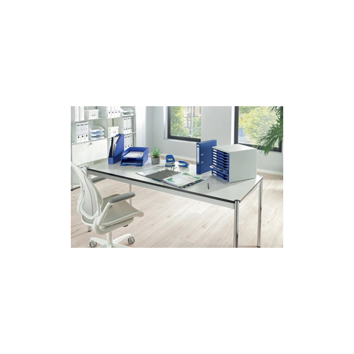 Leitz Archivador de Palanca 180º DIN A4 Maxi Polipropileno Lomo 80 mm Azul 21