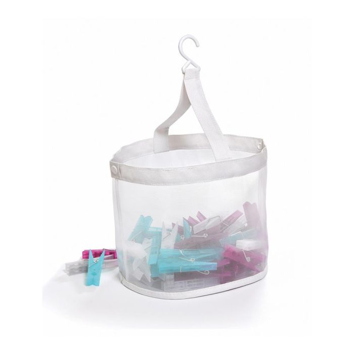 Domo Pack Living Cesto plegable para pinzas, plástico transparente, 20 x 20 x 19 cm 0 Domo Pack Living Cesto plegable para pinzas, plástico transparente, 20 x 20 x 19 cm 0