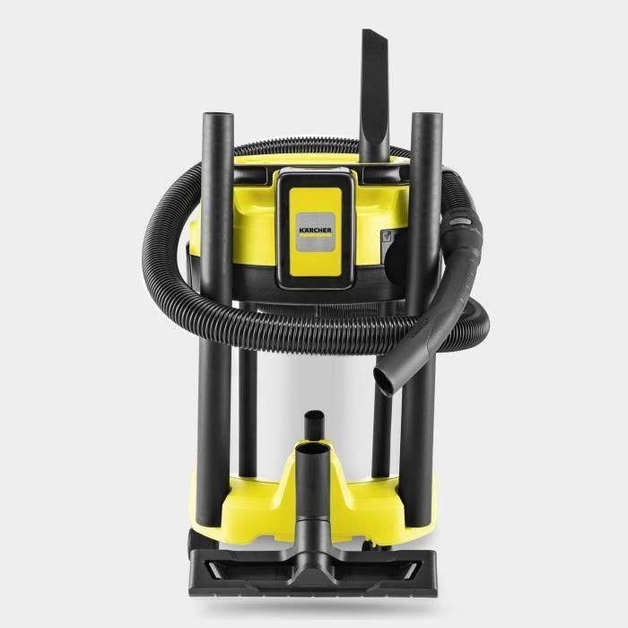 Aspirador de agua y polvo inalámbrico KARCHER WD 3-18 S V-17/20 - Acero - 17 l - Amarillo 3 Aspirador de agua y polvo inalámbrico KARCHER WD 3-18 S V-17/20 - Acero - 17 l - Amarillo 3