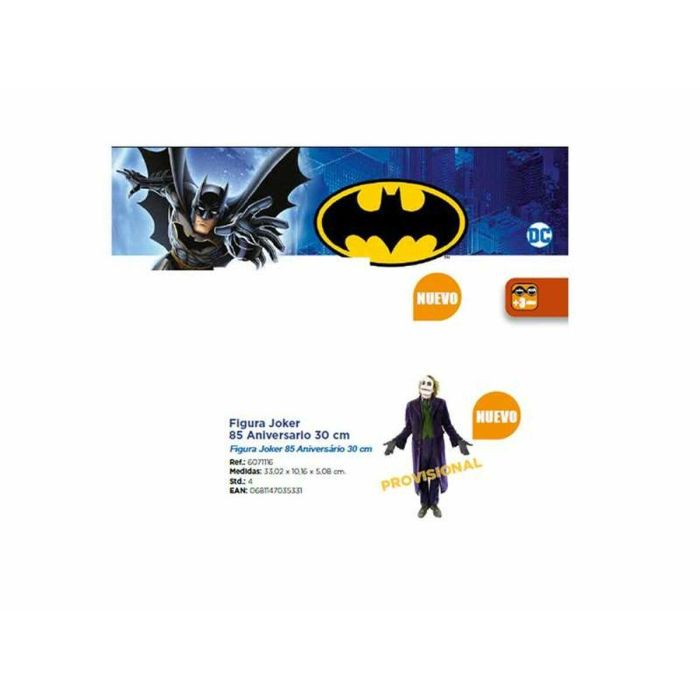 Spin Master SPI681147035331 Figura Joker El Caballero Oscuro Batman 30 cm