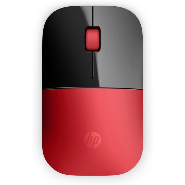 HP Raton Z3700 Ambidiestro RF inalambrica optico 1200 DPI/ V0L82AA/ Rojo y Negro