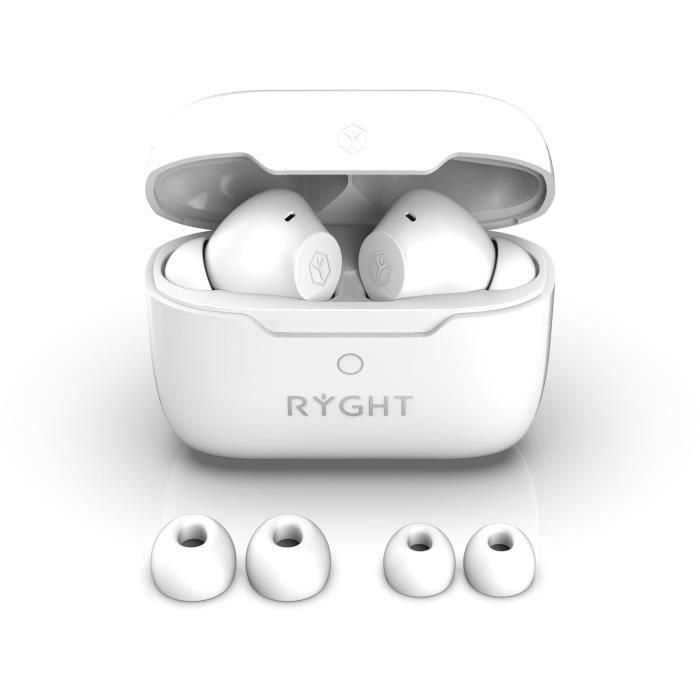 Auriculares inalámbricos - Bluetooth 5.3 - RYGHT - Jumo ANC - Blanco 1 Auriculares inalámbricos - Bluetooth 5.3 - RYGHT - Jumo ANC - Blanco 1