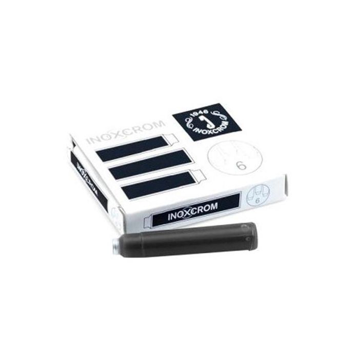 Inoxcrom Cartucho Tinta Estilográfica Negro Caja 6 Ud Inoxcrom Cartucho Tinta Estilográfica Negro Caja 6 Ud