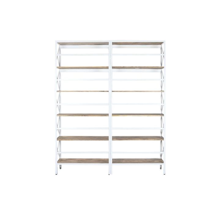Estanteria Loft DKD Home Decor Blanco Natural 35 x 220 x 180 cm 8 Estanteria Loft DKD Home Decor Blanco Natural 35 x 220 x 180 cm 8