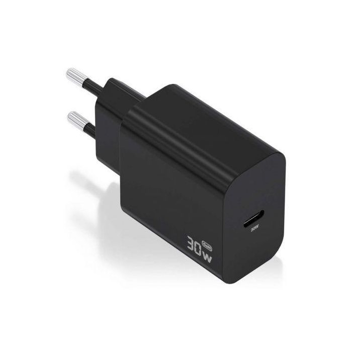 AISENS Cargador USB-C PD3.0 GaN 30W A110-0941 Negro AISENS Cargador USB-C PD3.0 GaN 30W A110-0941 Negro