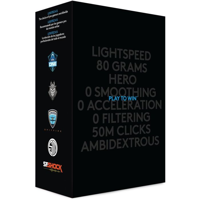 Logitech PRO Wireless Ratón Gaming Inalámbrico LIGHTSPEED para Esports, Sensor Óptico HERO, 1ms, Alto Rendimiento, Color Negro 10
