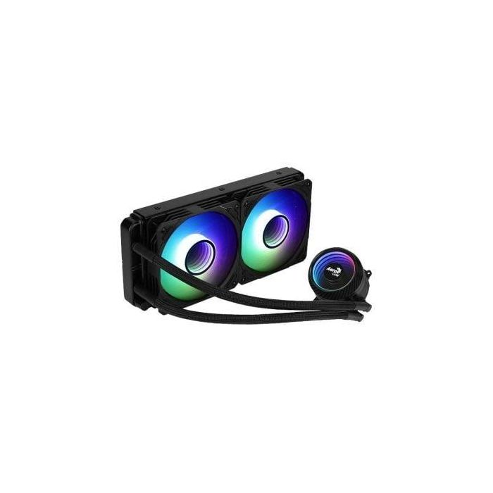 Aerocool MIRAGEL240 Refrigeración Líquida Alto Rendimiento 240mm ARGB Infinity Mirror 2 Ventiladores Silenciosos Intel/AMD 1 Aerocool MIRAGEL240 Refrigeración Líquida Alto Rendimiento 240mm ARGB Infinity Mirror 2 Ventiladores Silenciosos Intel/AMD 1