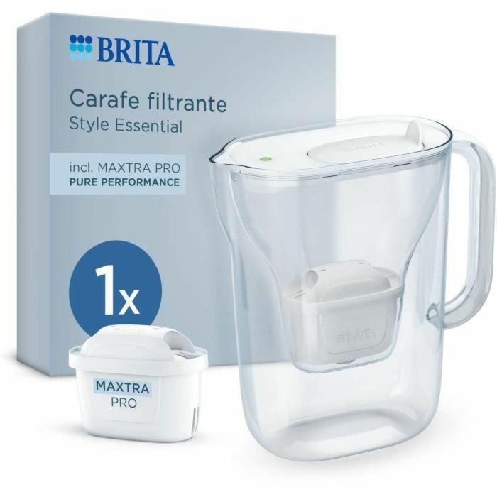 Jarra Filtrante Brita Style Essential Blanco Transparente 2,4 L 0 Jarra Filtrante Brita Style Essential Blanco Transparente 2,4 L 0