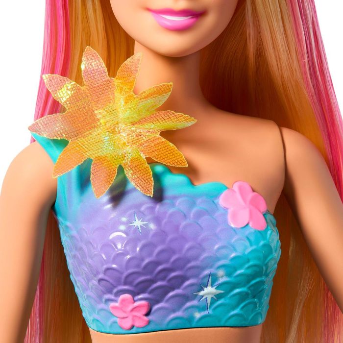 Muñeca Barbie Sirena Florece Rubia Jdm72 Mattel 2 Muñeca Barbie Sirena Florece Rubia Jdm72 Mattel 2