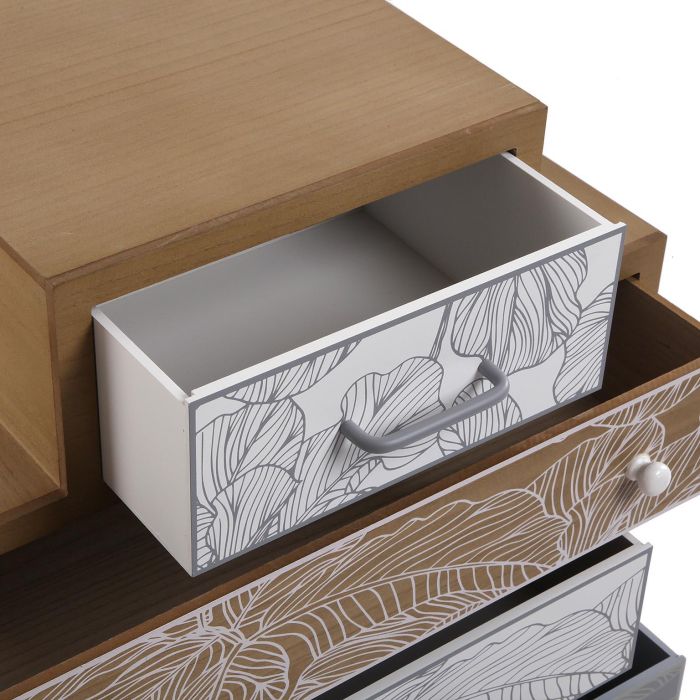 Comoda De 4 Cajones Palm Grey Versa 30X75CM 4 Comoda De 4 Cajones Palm Grey Versa 30X75CM 4