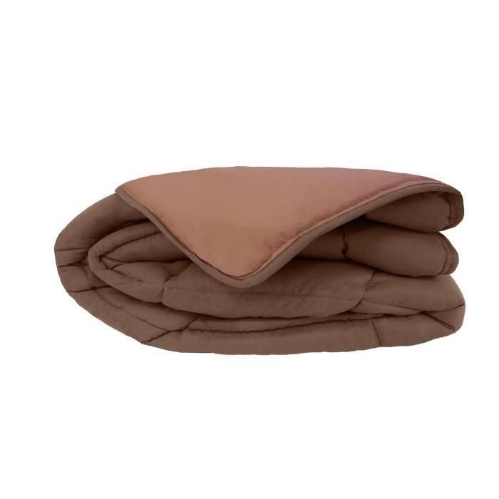 Edredón de microfibra 400g / m² CALGARY Choco & Moka 200x200cm 4 Edredón de microfibra 400g / m² CALGARY Choco & Moka 200x200cm 4