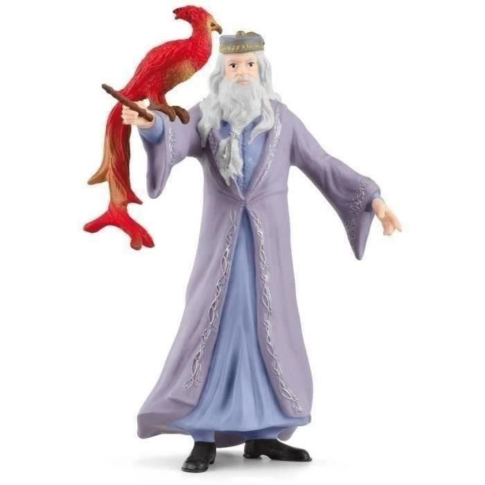 SCHLEICH - Dumbledore y Fawkes - 42637 - Gama de Harry Potter