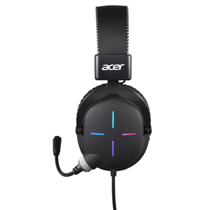 Acer Auriculares Gaming Nitro NHW200 Negro - Cableado, Diadema Ajustable, Micrófono Omnidireccional 2 Acer Auriculares Gaming Nitro NHW200 Negro - Cableado, Diadema Ajustable, Micrófono Omnidireccional 2
