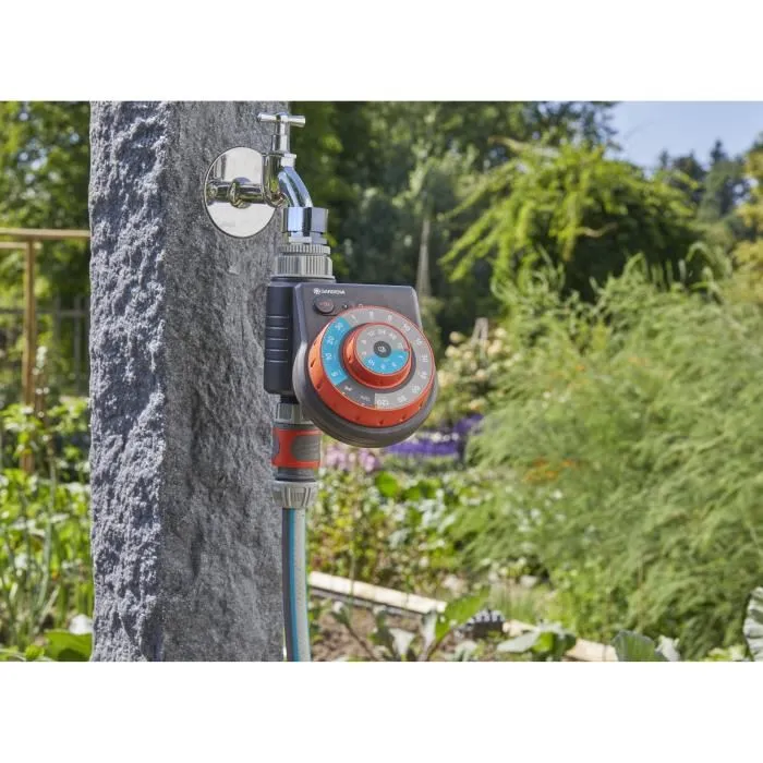Gardena Controlador de Riego Easy Plus para Grifos 20/27 y 26/34 2