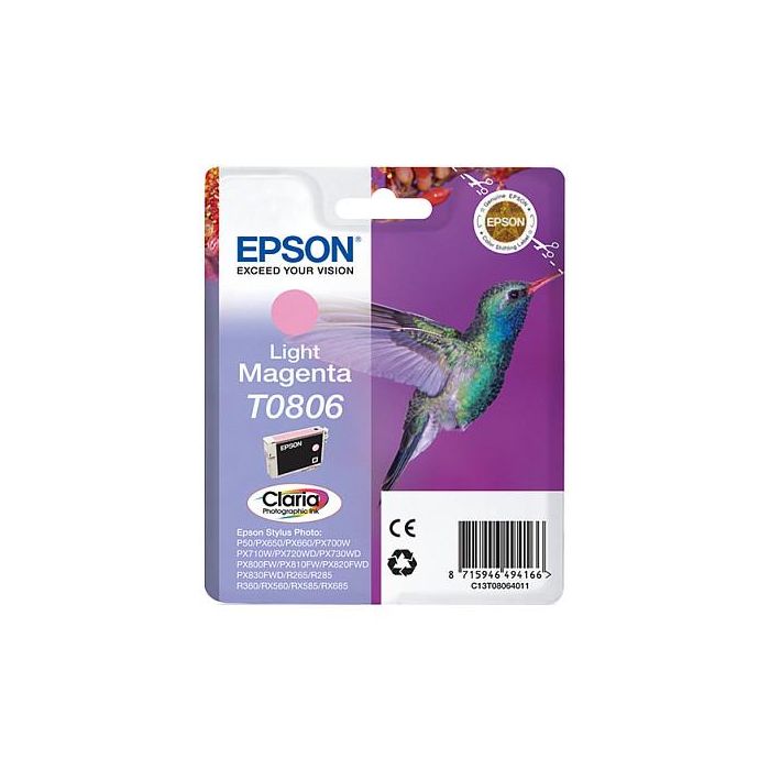 Epson Stylus Photo R-265/360/RX-560/585/685 Cartucho Magenta claro Epson Stylus Photo R-265/360/RX-560/585/685 Cartucho Magenta claro