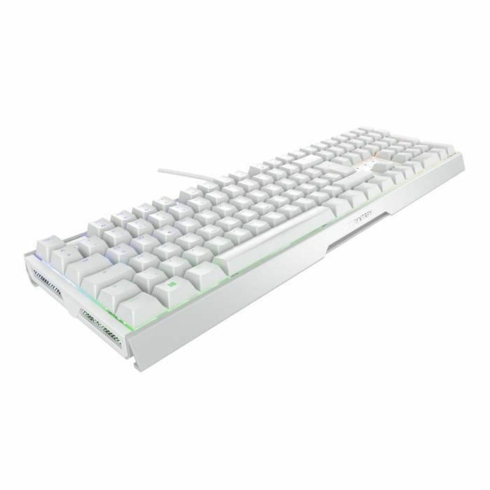 CHERRY XTRFY MX 3.1 XTR1731630819976 Teclado gaming con cable, elegante carcasa de aluminio, blanco