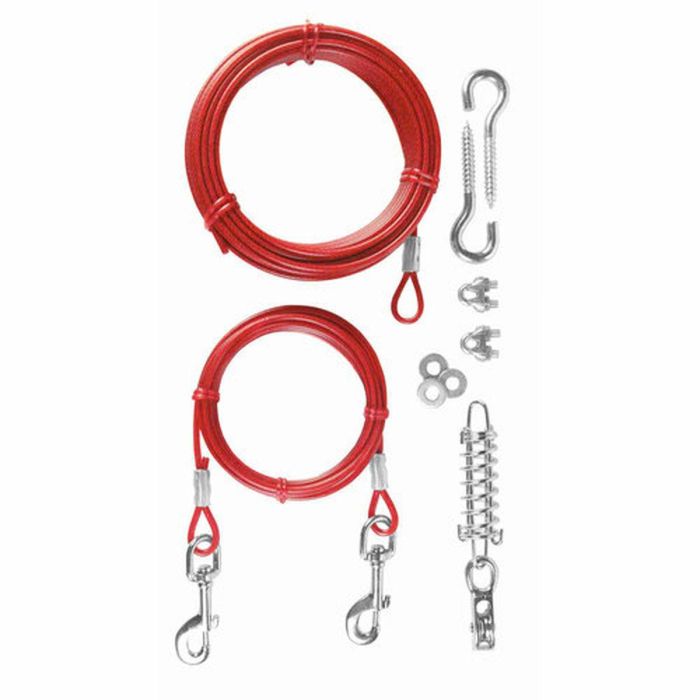 Correa para Perro Trixie Rojo 15 m 1 Correa para Perro Trixie Rojo 15 m 1