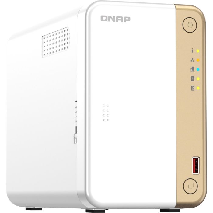 QNAP TS-262-4G NAS 2-Bay Intel Celeron Quad Core 4 GHz para Servidor o Almacenamiento en Red 2 QNAP TS-262-4G NAS 2-Bay Intel Celeron Quad Core 4 GHz para Servidor o Almacenamiento en Red 2