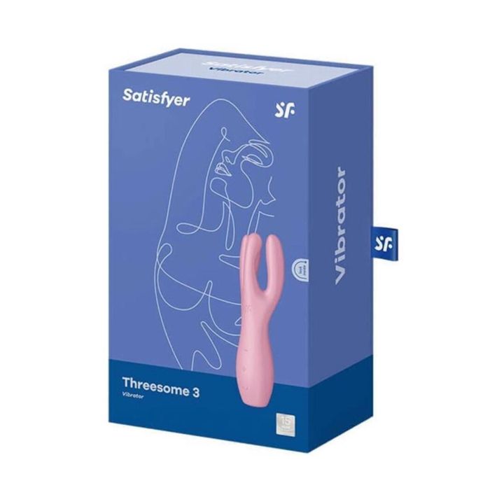 Satisfyer Threesome 3 vibrador rosa Satisfyer Threesome 3 vibrador rosa