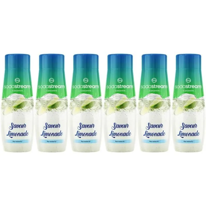 Sodastream SOD7290116748726 Set de 6 Concentrados Limonada - 440ml 0 Sodastream SOD7290116748726 Set de 6 Concentrados Limonada - 440ml 0