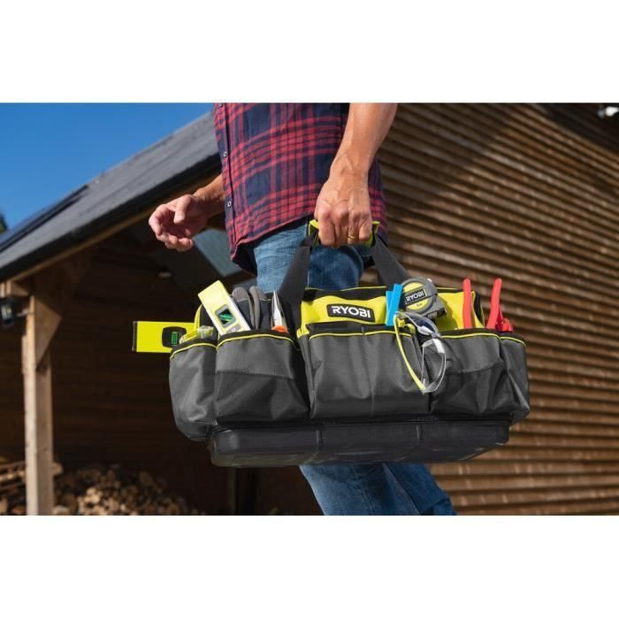 Bolsa RYOBI con fondo reforzado para 3 o 4 herramientas - RSSMTB1 1 Bolsa RYOBI con fondo reforzado para 3 o 4 herramientas - RSSMTB1 1