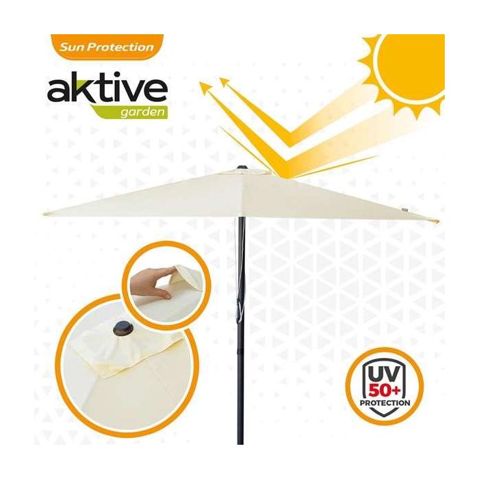 Sombrilla Aktive Crema 270 x 261 x 270 cm 5