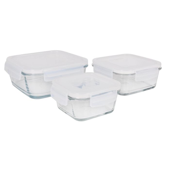 Lav Set 3 Fiambreras Herméticas Fresco - 11.5x5.3 cm, 4.2x6 cm, 17x6 cm (8 Cajas) 4