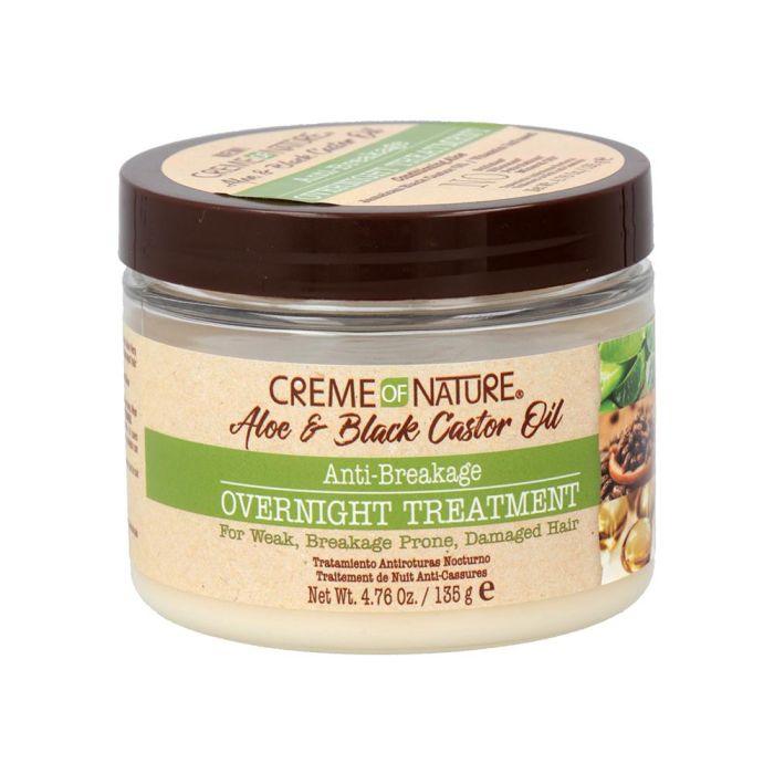 Creme Of Nature Aloe Black Castor Oil Anti -Breakage Tratamiento 135 gr