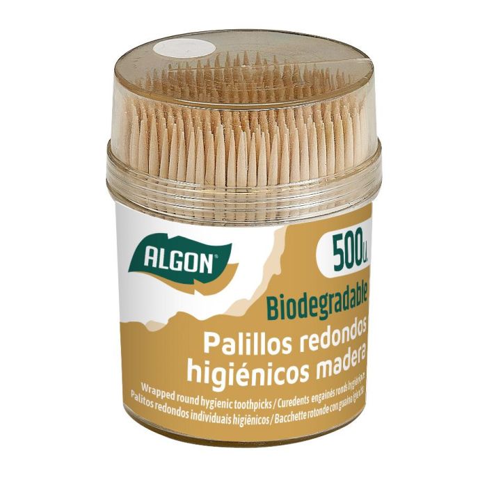 Palillo Higiénico Redondo Algon - Pack de 500 (24 Cajas) 4 Palillo Higiénico Redondo Algon - Pack de 500 (24 Cajas) 4