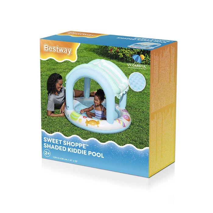 Bestway Piscina Hinchable Infantil Aro Tienda de Helados 104x84 cm +2 Años Jardin 52638 22