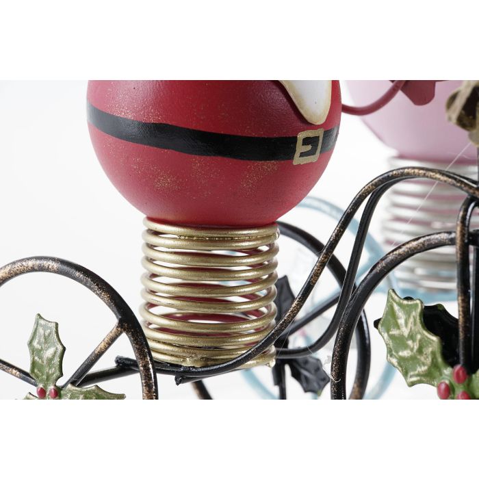 DKD Home Decor Decoración Navidad Tradicional Triciclo Papá Noel Reno Metal Rojo Azul Celeste Rosa Palo 9x19x15 cm (2 Unidades) 2 DKD Home Decor Decoración Navidad Tradicional Triciclo Papá Noel Reno Metal Rojo Azul Celeste Rosa Palo 9x19x15 cm (2 Unidades) 2