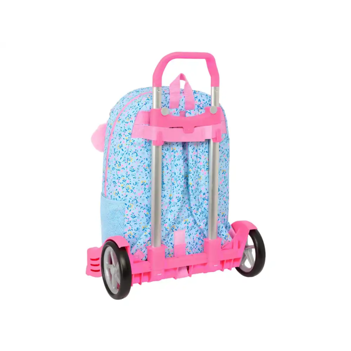 Mochila Escolar con Ruedas Vicky Martín Berrocal Paraíso Azul Rosa 30 x 46 x 14 cm 1 Mochila Escolar con Ruedas Vicky Martín Berrocal Paraíso Azul Rosa 30 x 46 x 14 cm 1