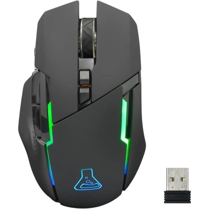 Ratón de juego RGB inalámbrico El g -lab 7200 dpi - negro