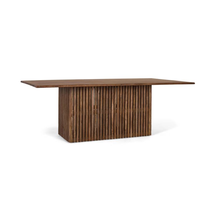 Mesa de Comedor GINER Y COLOMER de Madera de Mango 220 cm Avellana 1